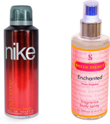 

Nike EXTREME MEN with SHEER SECRET ENCHANTED WOMEN(Set of 2)