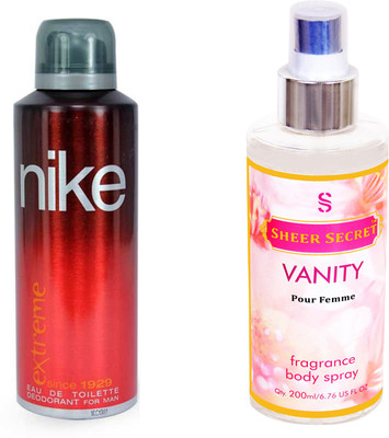 

Nike EXTREME MEN with SHEER SECRET VANITY WOMEN(Set of 2)
