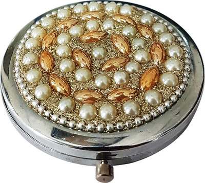 

Confidence Imported Round Travel Folding Compact Cosmetic Double Sided Pocket Mirror