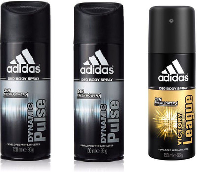 

ADIDAS Dynamic Pulse Victory League Deodorant Spray - For Men(450 ml, Pack of 3)