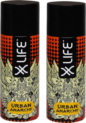 

X Life URBAN ANARCHY 150 ml.-PACK OF 2 Deodorant Spray - For Men & Women(300 ml, Pack of 2)