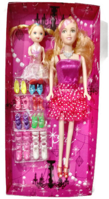 

UNIQUE TOYZ Barbie Fashions Doll And Accessories - Multi Color(Red)