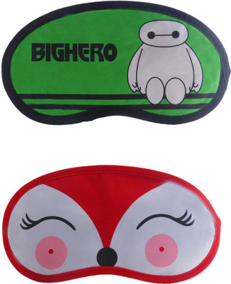 

Jenna Green-RedDeerCartoon Travel Sleeping Eye Cover Blindfold (Pack of 2)(2 g)