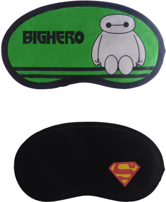 

Jenna Green-Y_SupermanCartoon Travel Sleeping Eye Cover Blindfold (Pack of 2)(2 g)