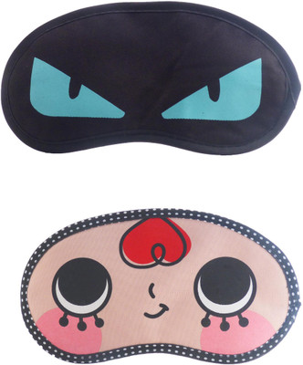 

Jenna BlueEye-RedHairCartoon Travel Sleeping Eye Cover Blindfold (Pack of 2)(2 g)