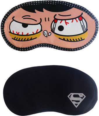 

Jenna Sleepy-W_SupermanCartoon Travel Sleeping Eye Cover Blindfold (Pack of 2)(2 g)