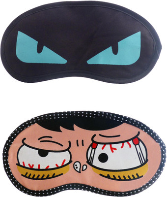 

Jenna BlueEye-SleepyCartoon Travel Sleeping Eye Cover Blindfold (Pack of 2)(2 g)