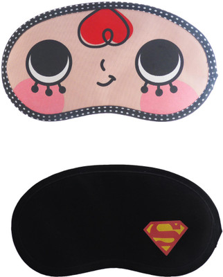 

Jenna RedHair-Y_SupermanCartoon Travel Sleeping Eye Cover Blindfold (Pack of 2)(2 g)