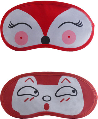 

Jenna RedDeer-RedSurpriseCartoon Travel Sleeping Eye Cover Blindfold (Pack of 2)(2 g)