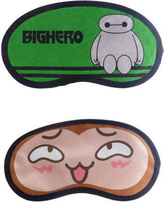 

Jenna Green-HappyCartoon Travel Sleeping Eye Cover Blindfold (Pack of 2)(2 g)