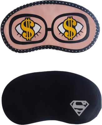 

Jenna Dollar-W_SupermanCartoon Travel Sleeping Eye Cover Blindfold (Pack of 2)(2 g)