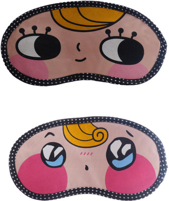 

Jenna YellowHairHappy-YellowHairSurpriseCartoon Travel Sleeping Eye Cover Blindfold (Pack of 2)(2 g)