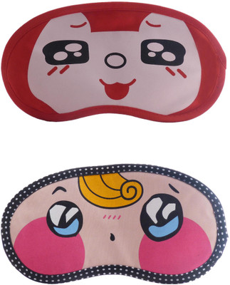 

Jenna RedBlackEye-YellowHairSurpriseCartoon Travel Sleeping Eye Cover Blindfold (Pack of 2)(2 g)