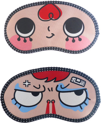 

Jenna RedHair-SuperAngryCartoon Travel Sleeping Eye Cover Blindfold (Pack of 2)(2 g)