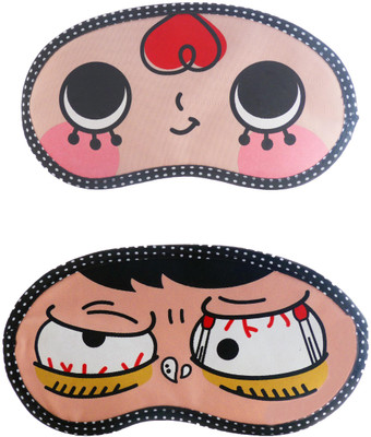 

Jenna RedHair-SleepyCartoon Travel Sleeping Eye Cover Blindfold (Pack of 2)(2 g)