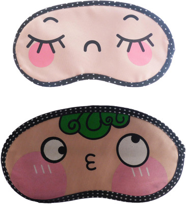 

Jenna CloseEye-GreenHairCartoon Travel Sleeping Eye Cover Blindfold (Pack of 2)(2 g)