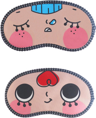 

Jenna Napping-RedHairCartoon Travel Sleeping Eye Cover Blindfold (Pack of 2)(2 g)