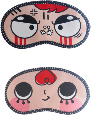 

Jenna Angry-RedHairCartoon Travel Sleeping Eye Cover Blindfold (Pack of 2)(2 g)
