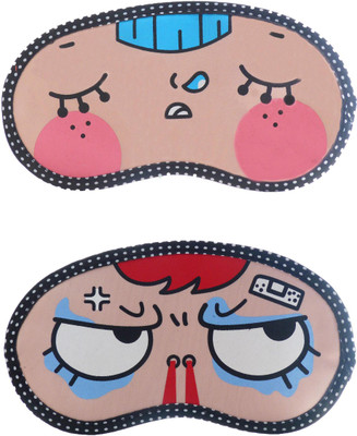 

Jenna Napping-SuperAngryCartoon Travel Sleeping Eye Cover Blindfold (Pack of 2)(2 g)