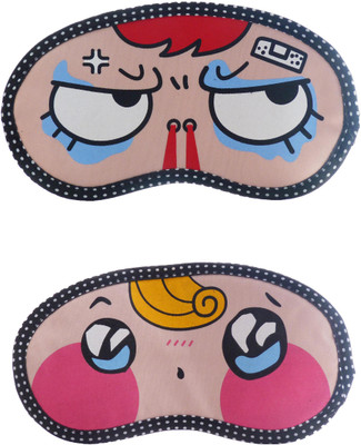 

Jenna SuperAngry-YellowHairSurpriseCartoon Travel Sleeping Eye Cover Blindfold (Pack of 2)(2 g)