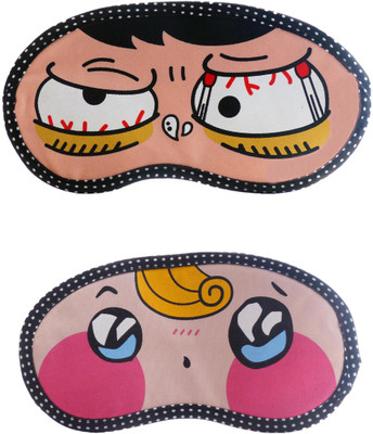 

Jenna Sleepy-YellowHairSurpriseCartoon Travel Sleeping Eye Cover Blindfold (Pack of 2)(2 g)