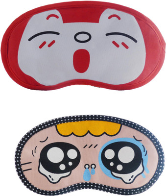 

Jenna RedSleepy-Y_TearyEyeCartoon Travel Sleeping Eye Cover Blindfold (Pack of 2)(2 g)
