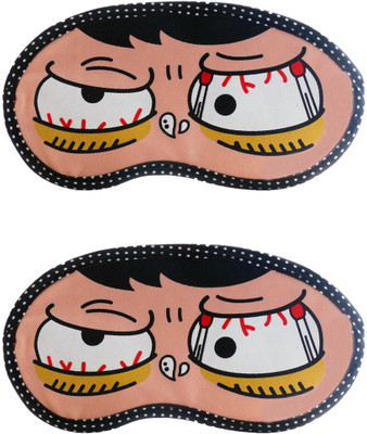 

Jenna Sleepy-SleepyCartoon Travel Sleeping Eye Cover Blindfold (Pack of 2)(2 g)