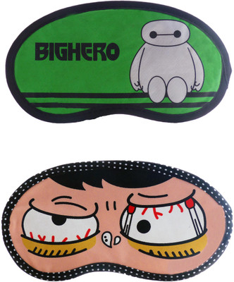 

Jenna Green-SleepyCartoon Travel Sleeping Eye Cover Blindfold (Pack of 2)(2 g)