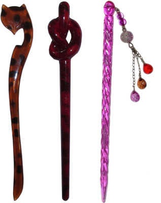 

One Personal Care Princess combo of juda sticks Bun Stick(Multicolor)