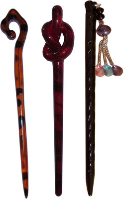 

Chanderkash combo of juda sticks Bun Stick(Multicolor)