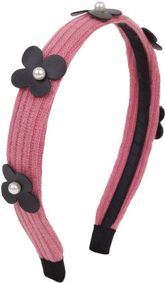 

Fayon Trendy Fashion Black Felt Flower Hair Band(Black)