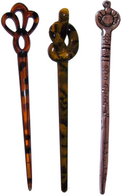 

Sanskruti Online combo of juda sticks Bun Stick(Multicolor)