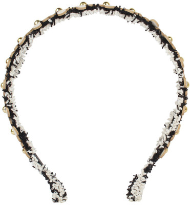 

Fayon Party Style Diva White Mini Floral Hair Band(White)