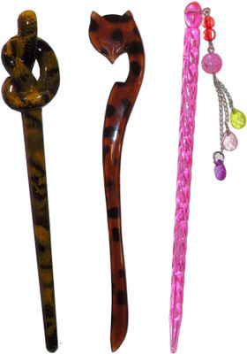 

Ramco combo of juda sticks Bun Stick(Multicolor)