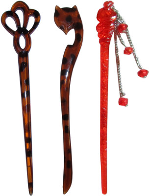 

One Personal Care Princess combo of juda sticks Bun Stick(Multicolor)