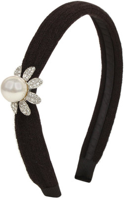 

Fayon Designer Modern White Flower Pearl Hair Band(White)