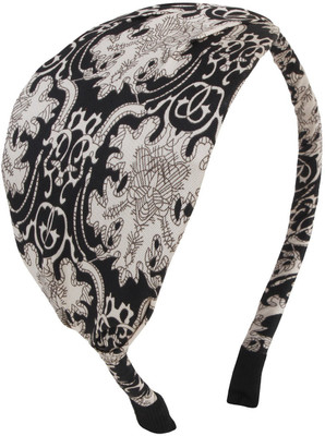 

Fayon Daily Casual Work Black Print Hair Band(Black)