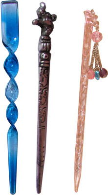 

Chanderkash combo of juda sticks Bun Stick(Multicolor)