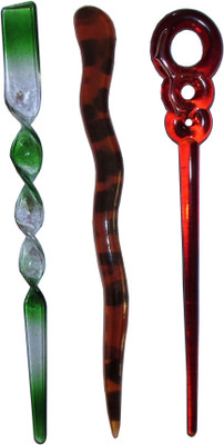 

Sanskruti Online combo of juda sticks Bun Stick(Multicolor)
