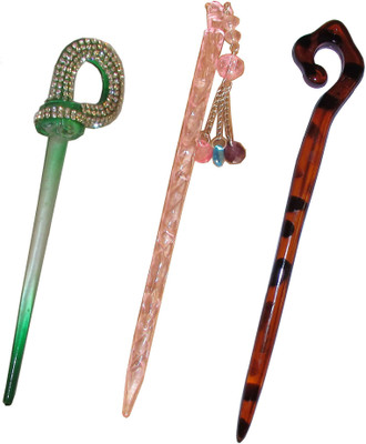 

Chanderkash combo of juda sticks Bun Stick(Multicolor)