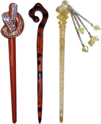 

Chanderkash combo of juda sticks Bun Stick(Multicolor)