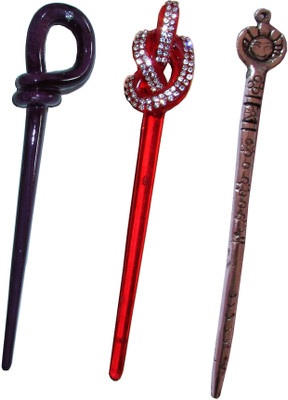 

One Personal Care Princess combo of juda sticks Bun Stick(Multicolor)