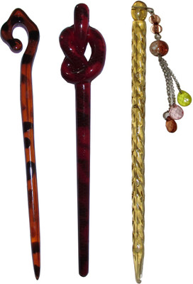 

Chanderkash combo of juda sticks Bun Stick(Multicolor)