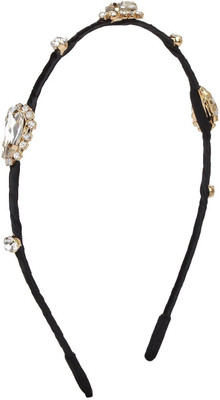 

Fayon Party Style Diva Golden Stones Hair Band(Gold)