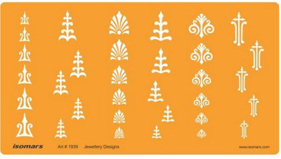 

Isomars 1939 Jewelry Design Template(Pack of 1)