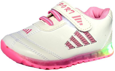 

TeeniTiny Boys & Girls Velcro Sneakers(Pink