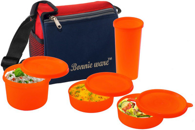 

Little Swan Krackjack Lunch box 4 Containers Lunch Box(1200 ml), Multicolor