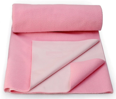 

Smilemakers Dry Cotton Magical Large Baby Bed Protecting Mat Water Proof Sheet(Pink)