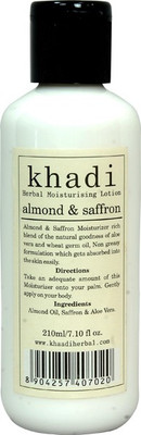 

Khadi Almond & Saffron Moisturising Lotion(210 ml)