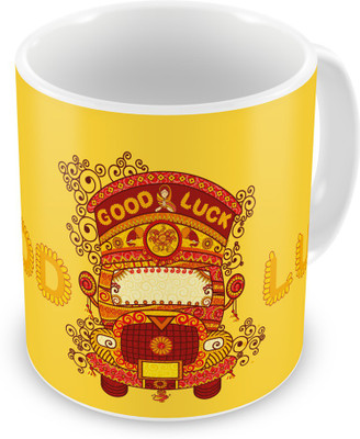 

Indigifts 115 Ceramic Mug(330 ml), Multicolor
